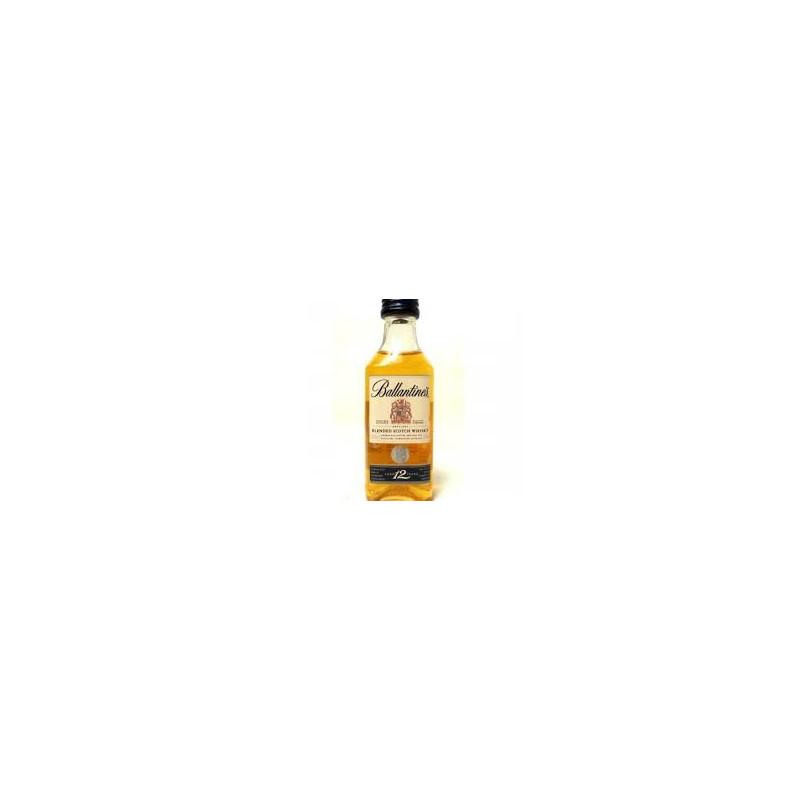 BALLANTINE´S 12AÑOS BLENDED SCOTCH WHISKY 0.5CL