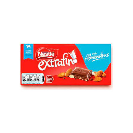 NESTLE EXTRAFINO LECHE ALMENDRA 125G X28