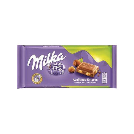 MILKA AVELLANA 125G X21